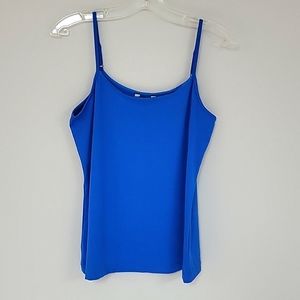 Reitmans blue camisole tank top stretchy Spaghetti straps